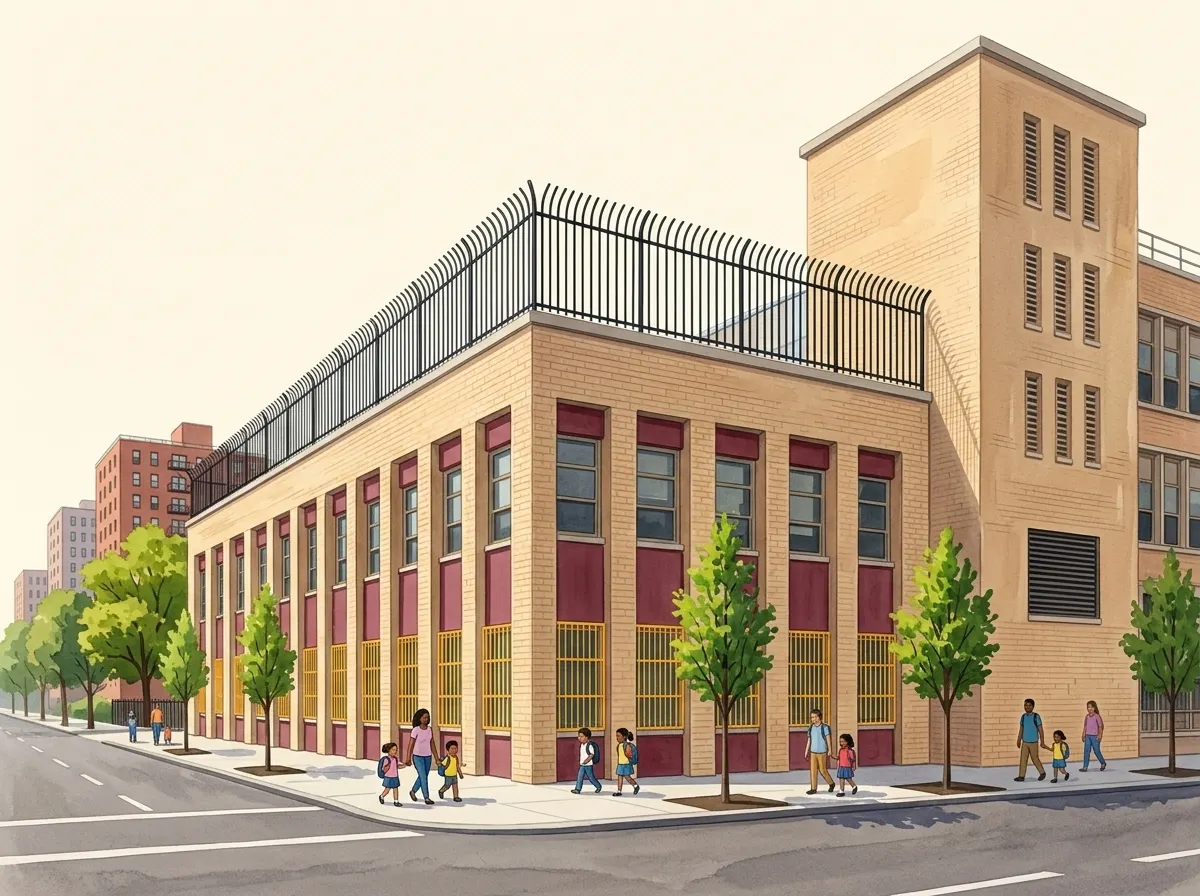 Ilustración de Brownsville Collaborative Middle School