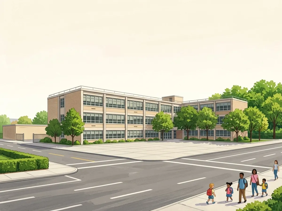 Martin Van Buren High School的插图