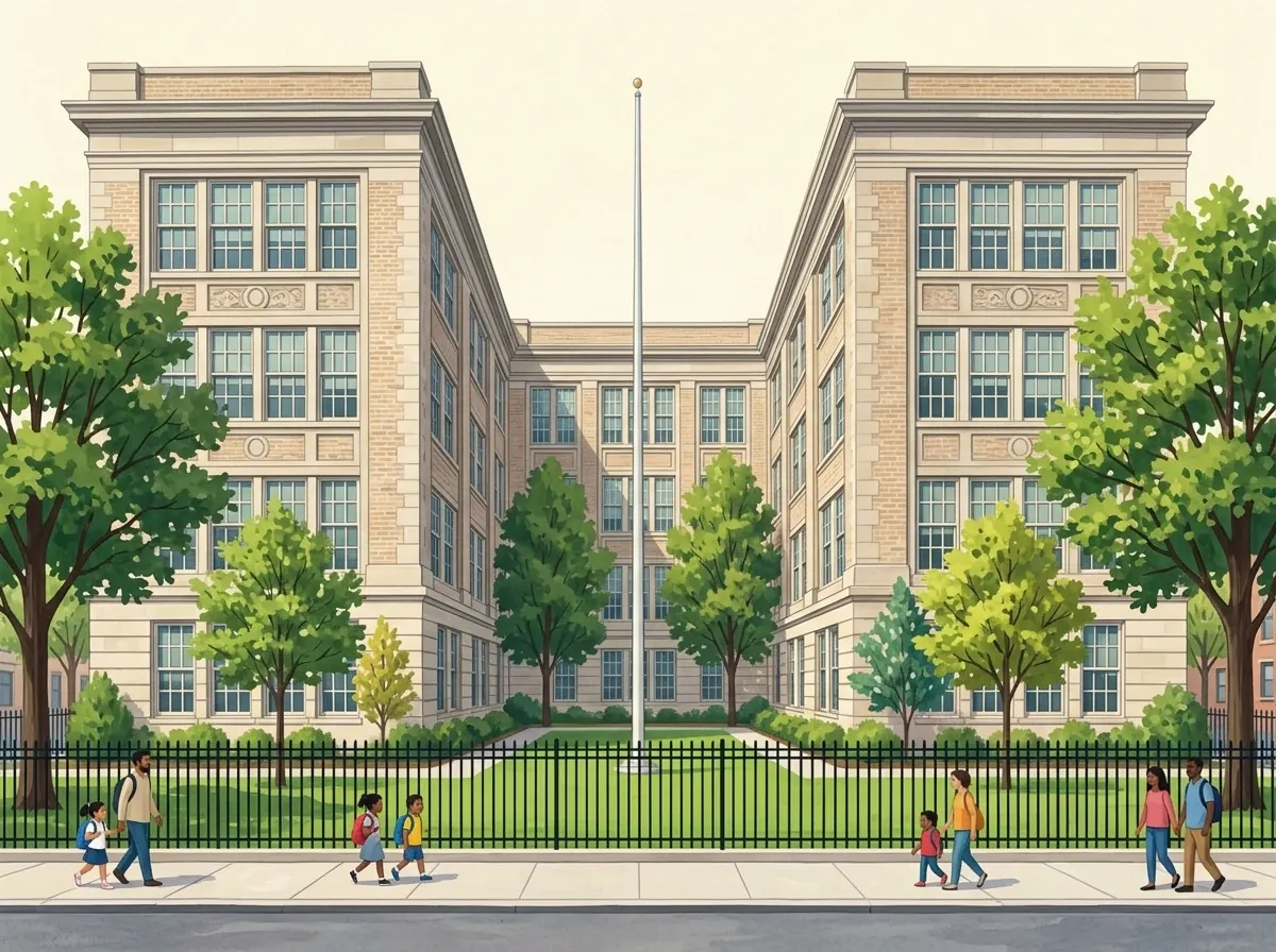 Bayside High School的插图