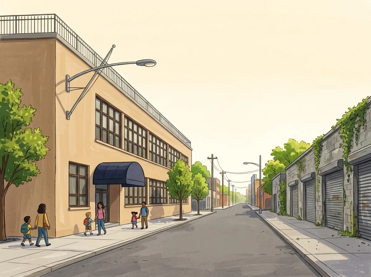 Ilustración de P.S. 65 - The Raymond York Elementary School
