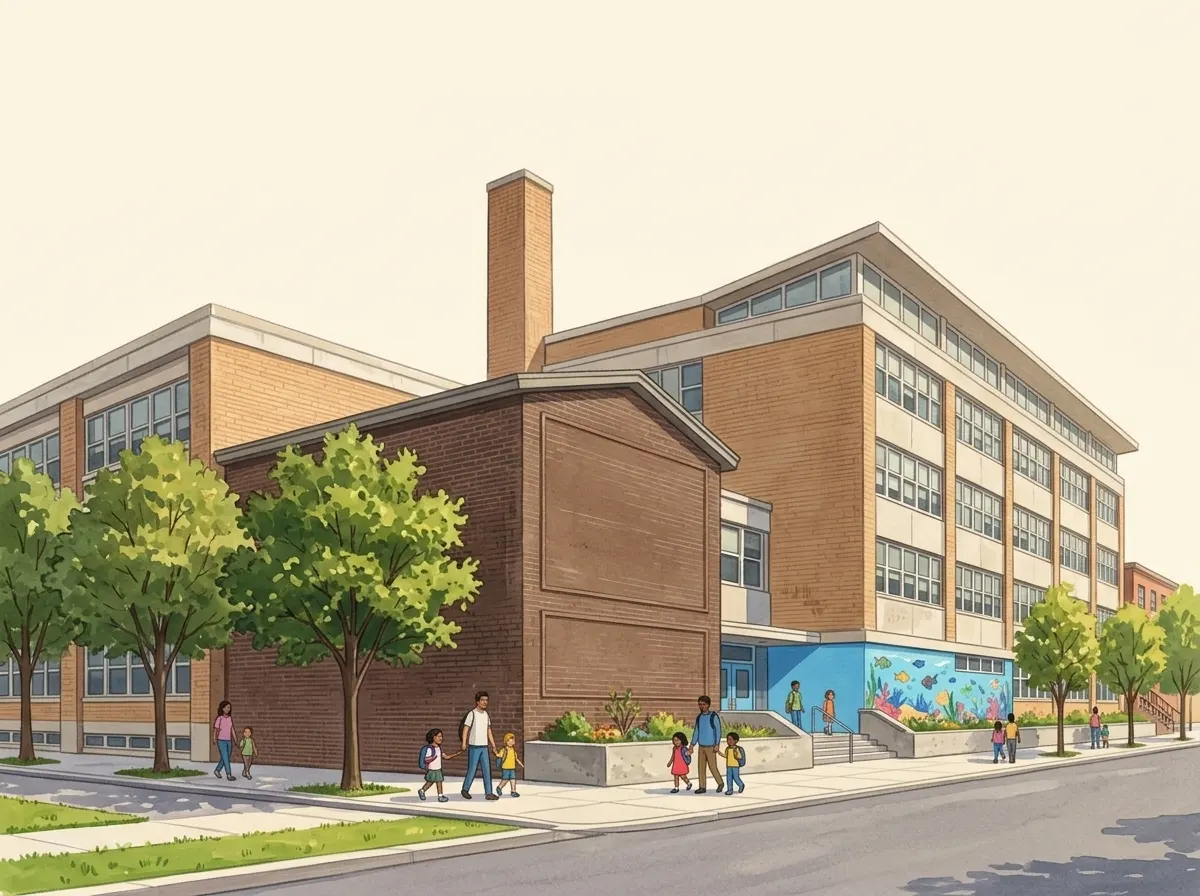 Illustration of P.S. 197 The Ocean School