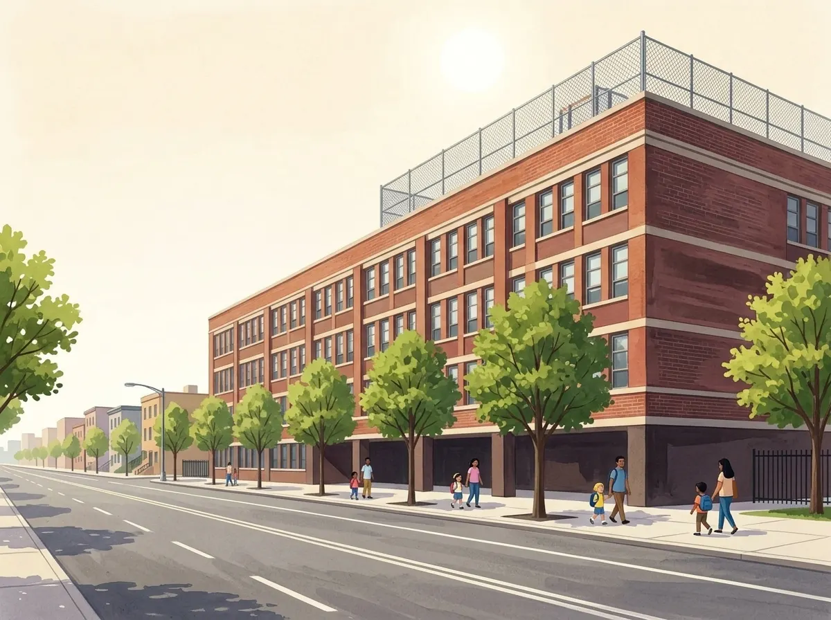 Illustration of Hawtree Creek Middle School