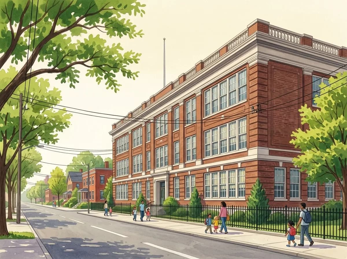 The Stephanie A. Vierno School的插图