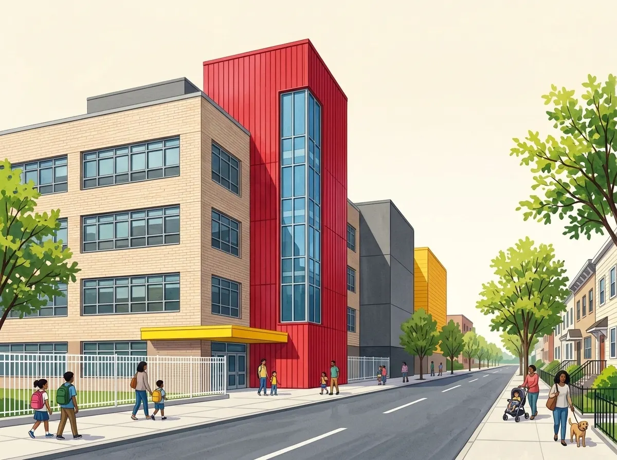 Illustration of Staten Island School of Civic Leadership