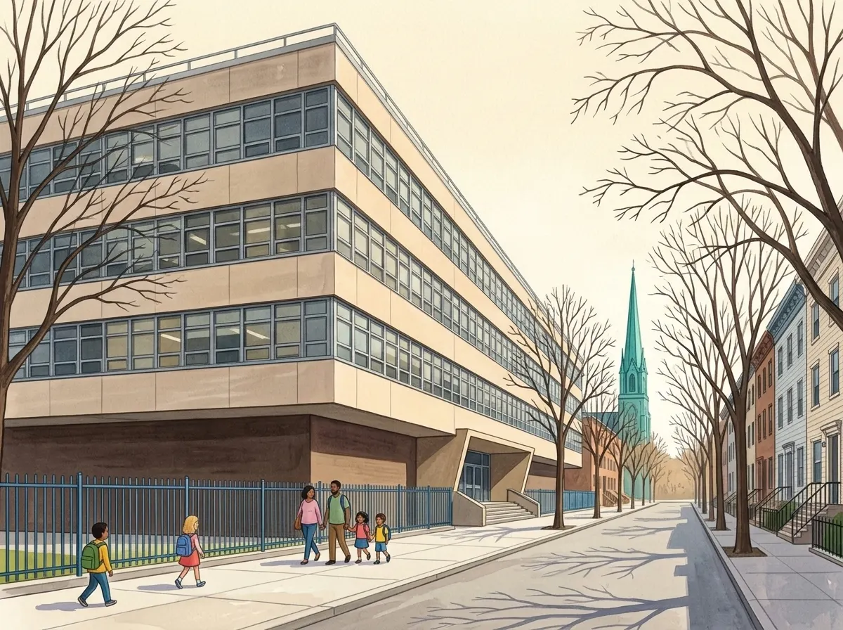 Illustration of Math, Engineering, and Science Academy Charter High School